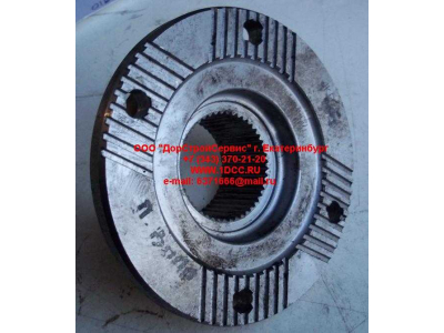 Фланец проходного вала D-165, 4 отв., с насечками, низкий, мелкий шлиц H HOWO (ХОВО) RHAZ9114320205 фото 1 Шахты