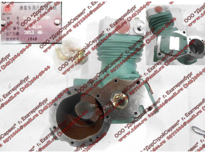 Компрессор пневмотормозов 1 цилиндровый WP10 SH SHAANXI / Shacman (ШАНКСИ / Шакман) 612600130184 фото 1 Шахты