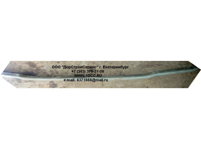 Лист задней рессоры Н.О. №01 L-1640 (изогнутый) H3 HOWO (ХОВО) WG9725520283-1 фото 1 Шахты