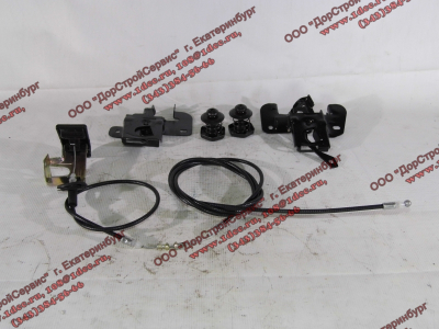 Замок капота (комплект L+R) DF DONG FENG (ДОНГ ФЕНГ) 5301609-C0100+5301610-C01 для самосвала фото 1 Шахты