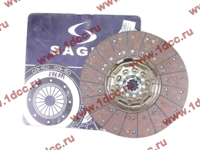 Диск сцепления ведомый 420 мм SAGES H2/H3 HOWO (ХОВО) WG1560161130 фото 1 Шахты