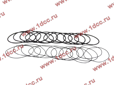Кольцо уплотнительное гильзы цилиндра (комплект 12 тонких и 12 толстых) двигатель TD226B6G Lonking CDM (СДМ) 01153804/01153805 фото 1 Шахты